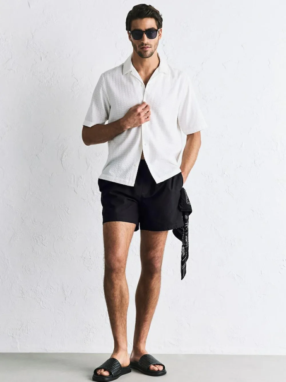 Best Next Essential 4 Inch Swim Shorts Black