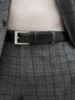 Next Faux Leather Belt Black