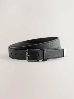 Next Black Faux Leather Belt^ Belts & Braces