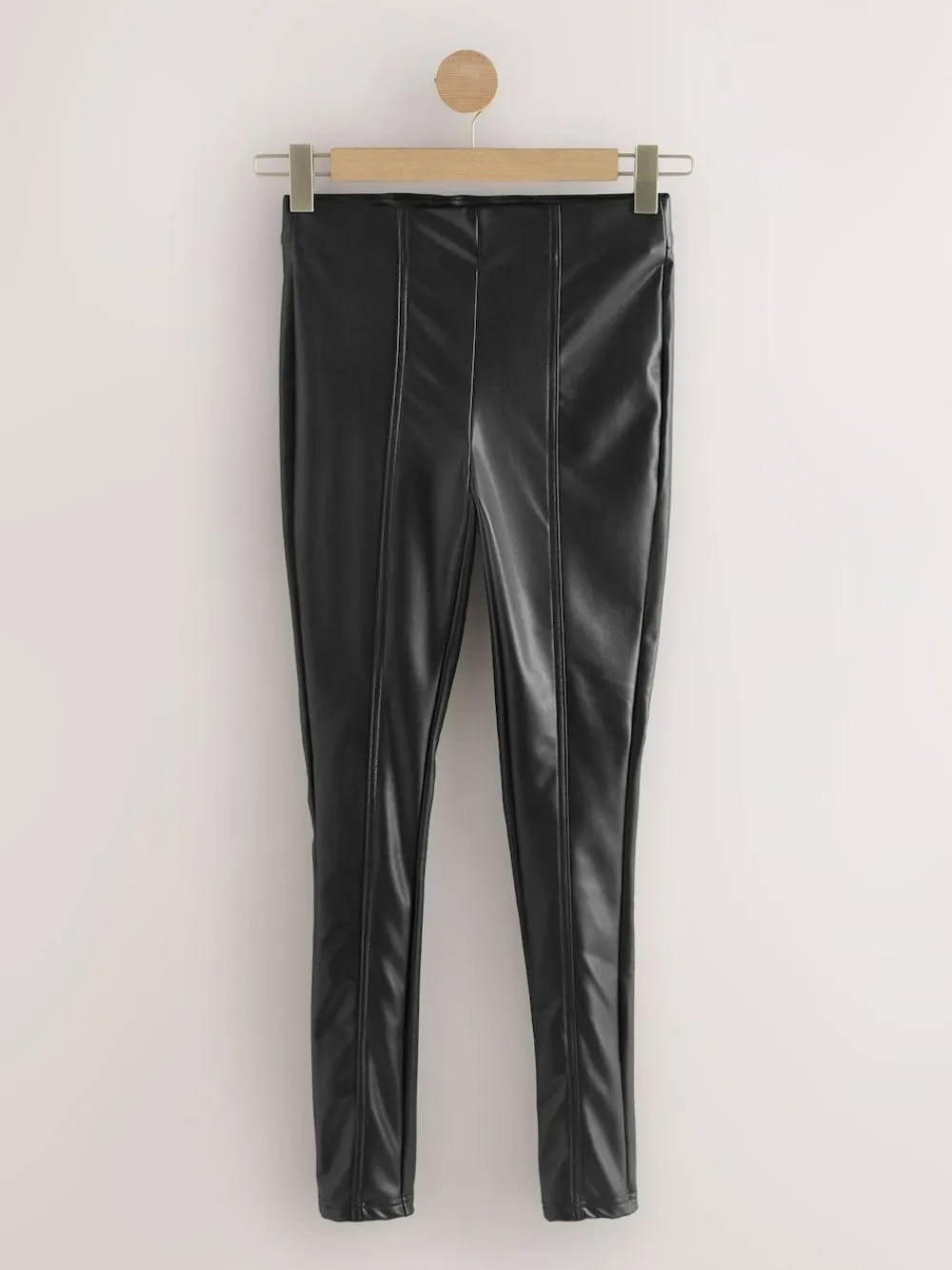 Hot Next Black Faux Leather Leggings