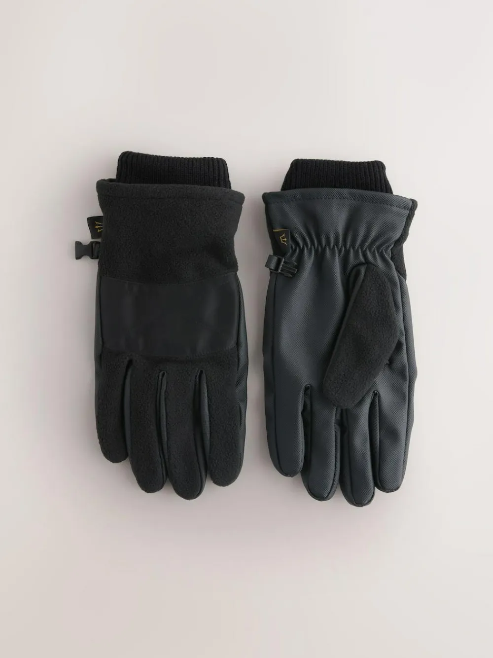 Next Black Fleece Gloves^ Hats, Gloves & Scarves|Hats, Scarves & Gloves