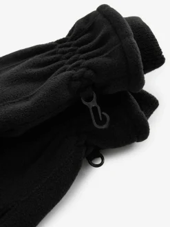 Next Fleece Gloves (3-16yrs) Black