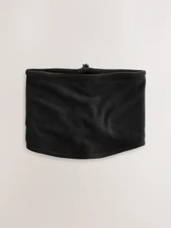 Online Next Black Fleece Snood Scarf
