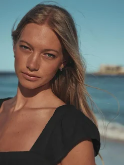 Discount Next Flutter Sleeve Button Front Top With Linen Black