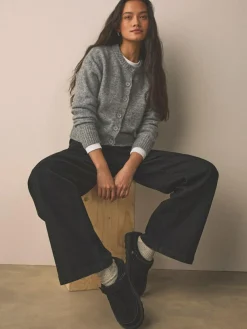 New Next Forever Comfort® Chunky Sole Footbed Clogs Black