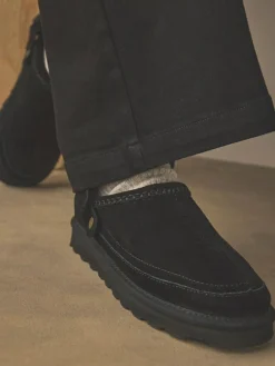 New Next Forever Comfort® Chunky Sole Footbed Clogs Black