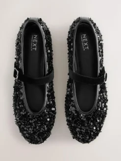 Outlet Next Forever Comfort® Embellished Sequin Mary Jane Shoes Black