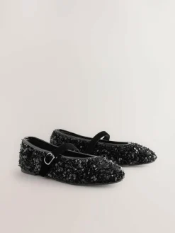 Outlet Next Forever Comfort® Embellished Sequin Mary Jane Shoes Black