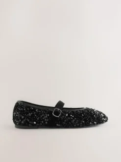 Outlet Next Forever Comfort® Embellished Sequin Mary Jane Shoes Black