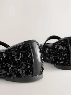 Outlet Next Forever Comfort® Embellished Sequin Mary Jane Shoes Black