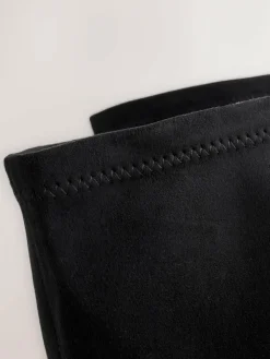 Next Black Forever Comfort® Flat Sock Over The Knee Boots^Women Boots & Wellies|Boots