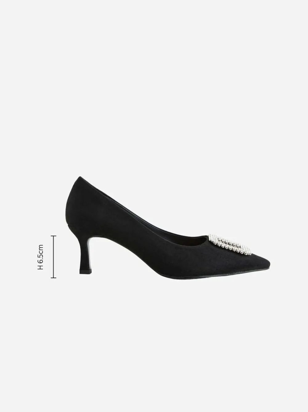 Next Black Forever Comfort Jewel Trim Pointed Court Heels^Women Occasionwear|Heels