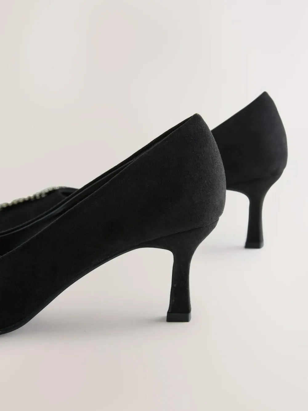 Next Black Forever Comfort Jewel Trim Pointed Court Heels^Women Occasionwear|Heels