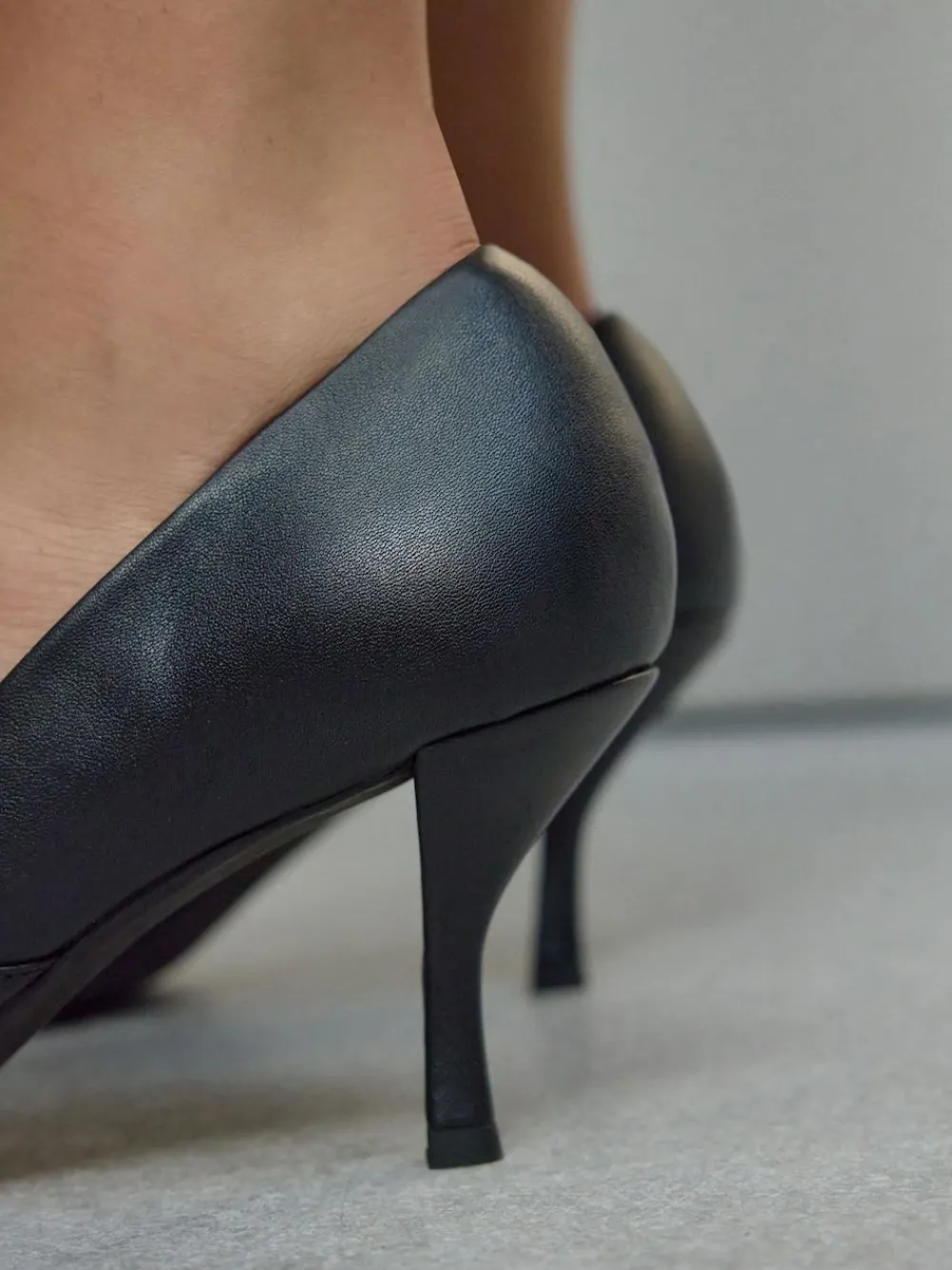 Discount Next Forever Comfort® Leather Pointed Toe Heeled Court Shoes Black