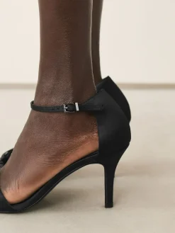 Next Forever Comfort® Mini Satin Bow Heeled Sandals^Women Heels