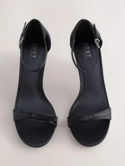 Next Forever Comfort® Mini Satin Bow Heeled Sandals^Women Heels