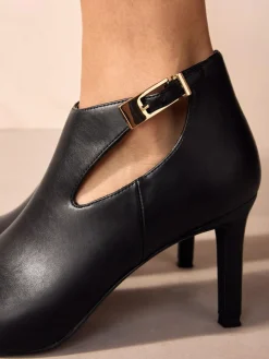 Clearance Next Black Forever Comfort® Open Side Shoe Boots