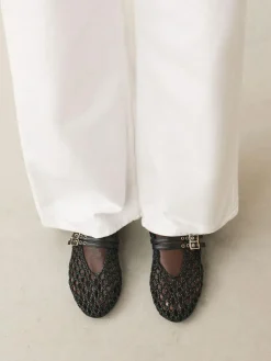 Clearance Next Forever Comfort® Round Toe Weave Double Mary Jane Shoes Black