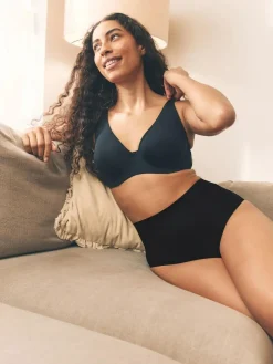 Next Black Full Brief Anti Leak Knickers 2 Pack^Women Panties|All Lingerie