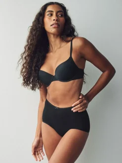 Next Black Full Brief Cotton Rich Knickers 5 Pack^Women Panties|All Lingerie