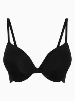 Clearance Next Full Cup A-E Light Pad Full Cup Smoothing Ultimate Comfort T-Shirt Bra Black