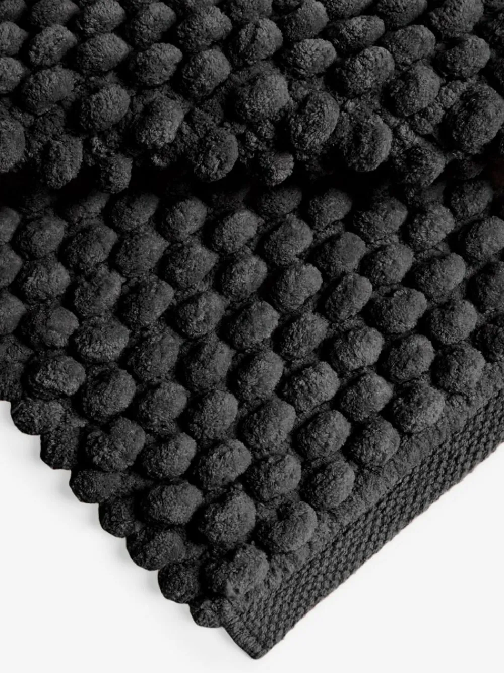 Next Black Giant Bobble Bath Mat^ Towels & Bathmats
