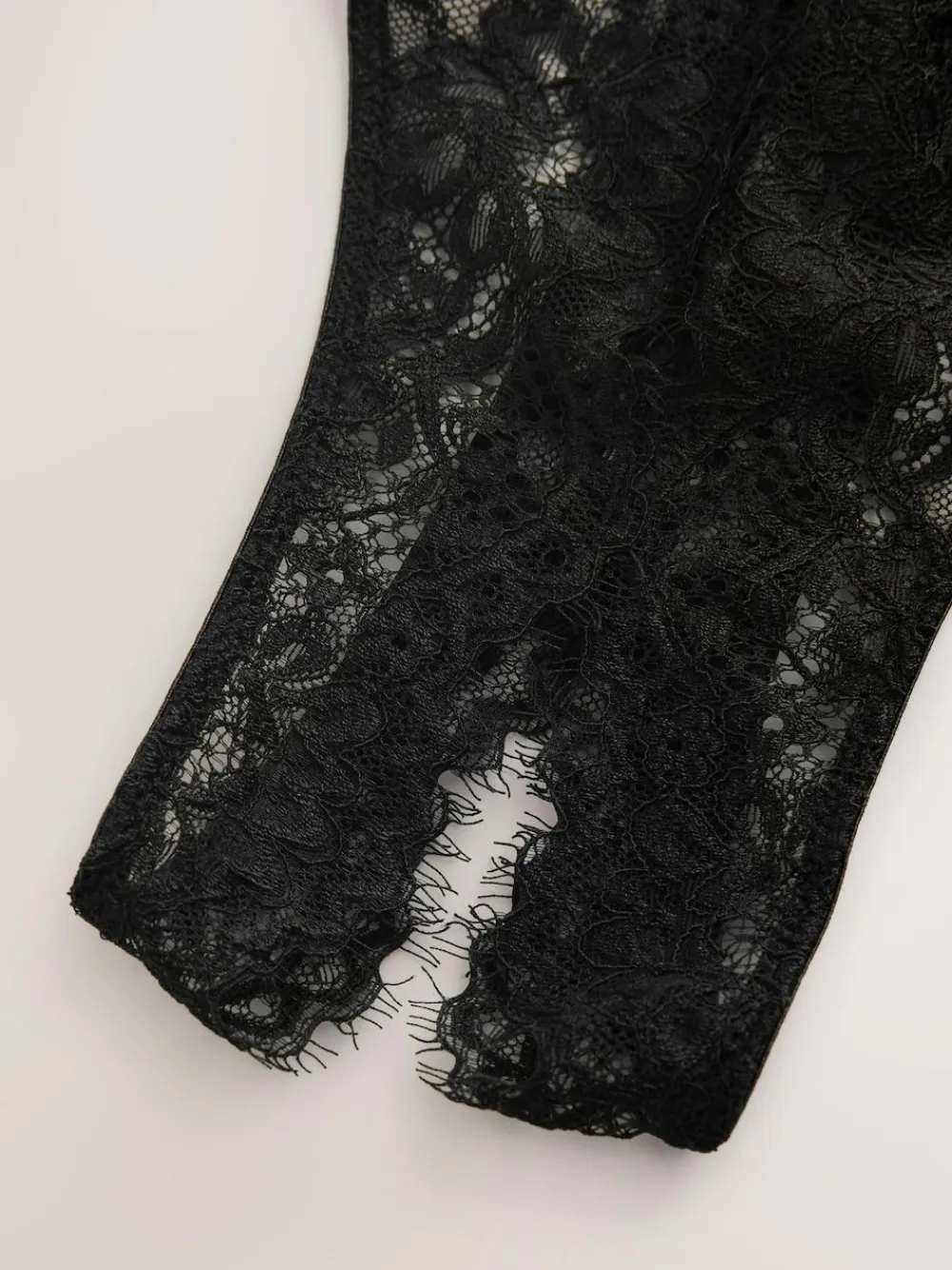 Best Next Glamour Crotchless Bodysuit Black