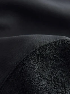 Clearance Next Black Glamour Lace Slip Dress