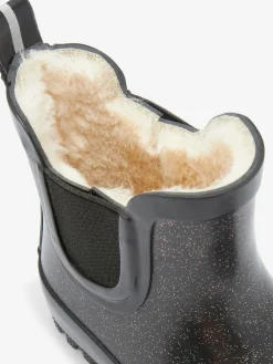 Next Black Glitter Chelsea Wellies^ Baby Winter Clothing|Boots