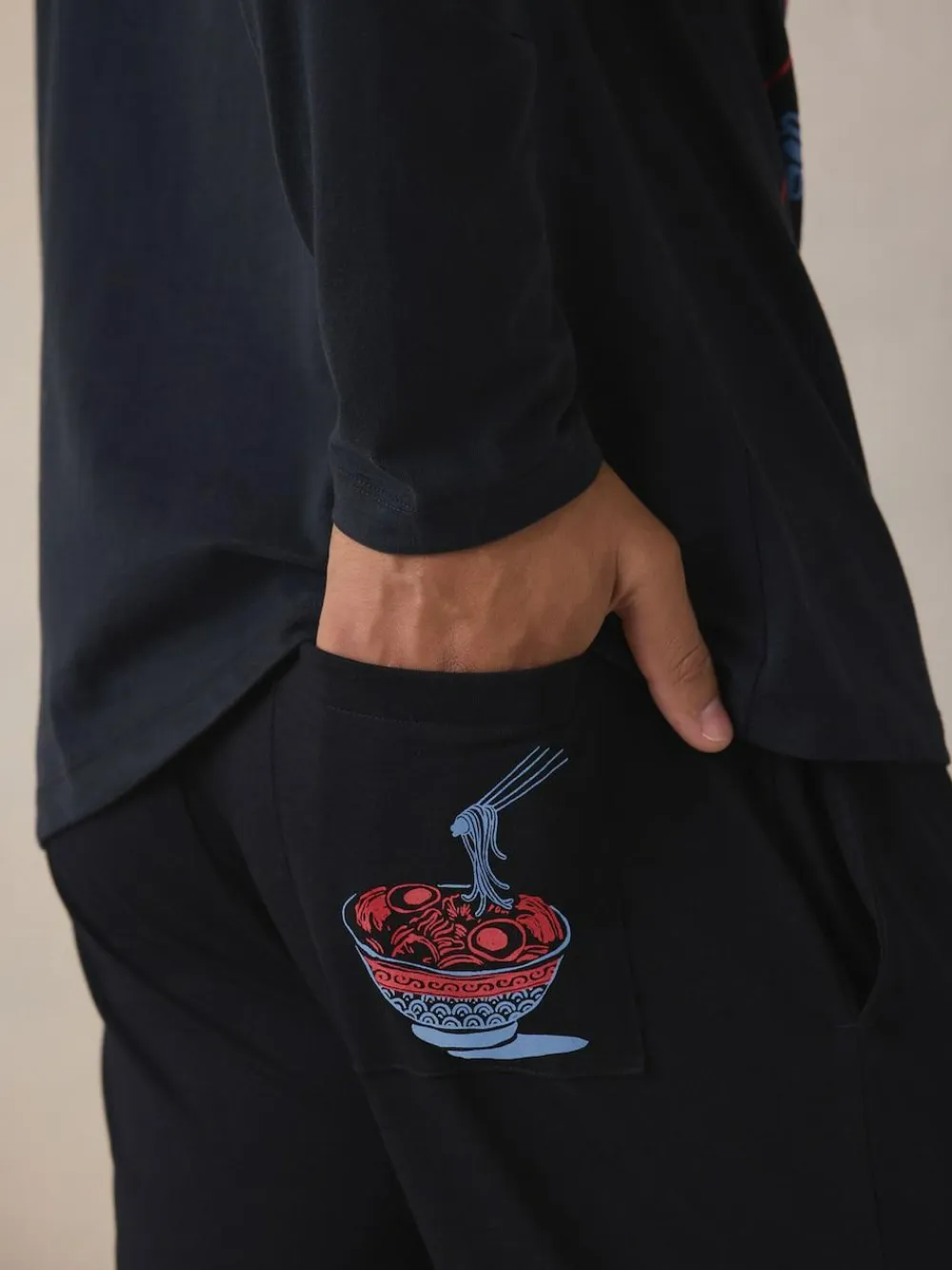 Next Graphic Long Sleeve Jersey Pyjamas Set^ Nightwear|Pyjamas