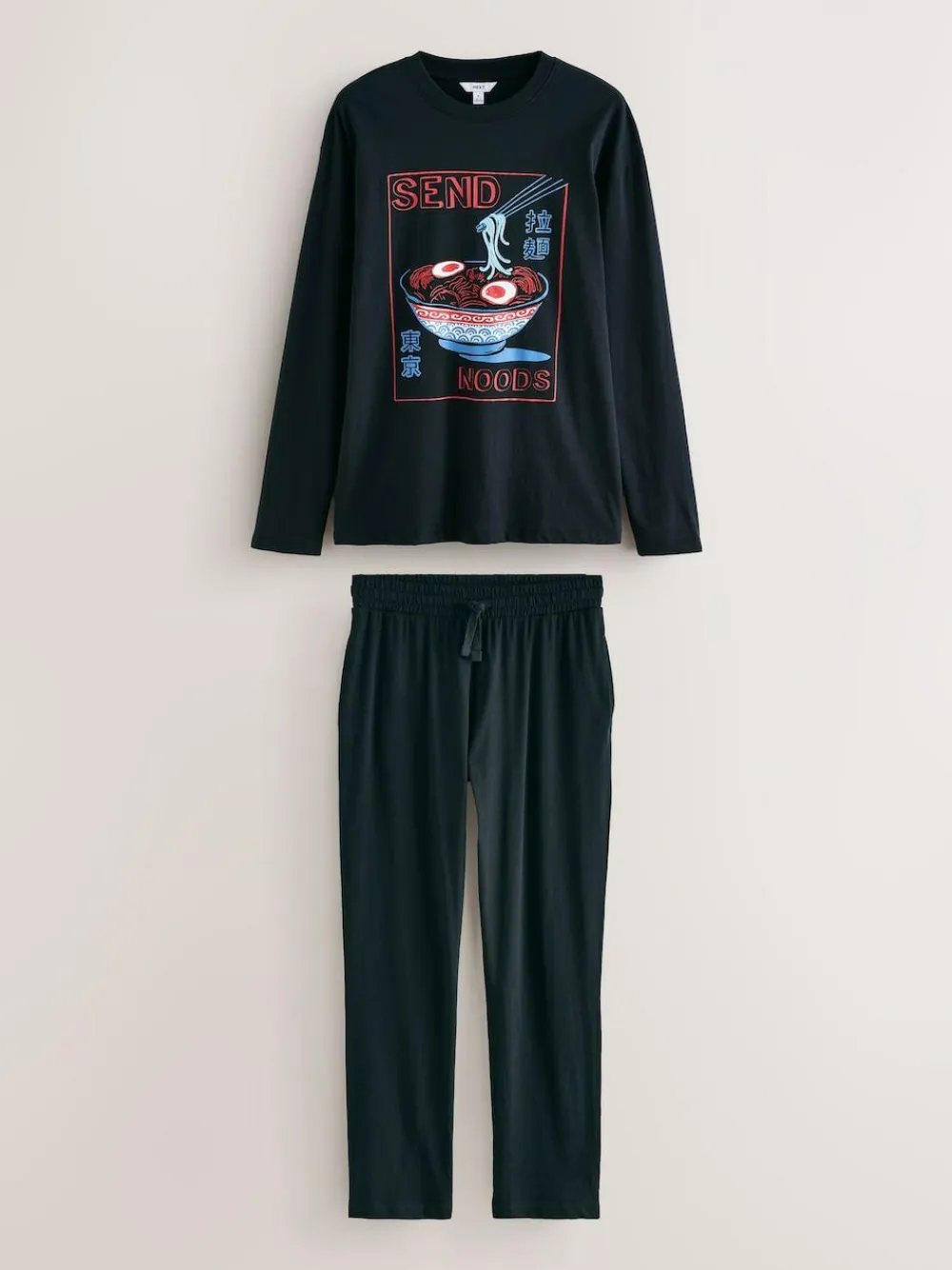 Next Graphic Long Sleeve Jersey Pyjamas Set^ Nightwear|Pyjamas