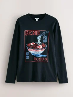 Next Graphic Long Sleeve Jersey Pyjamas Set^ Nightwear|Pyjamas