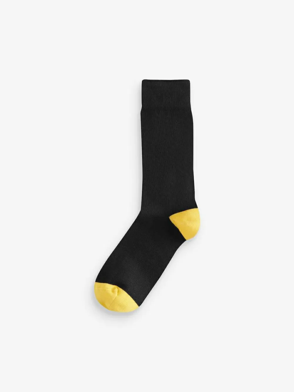 Next Black Heel Toe 7 Pack Mens Cotton Rich Socks^ Socks|Socks
