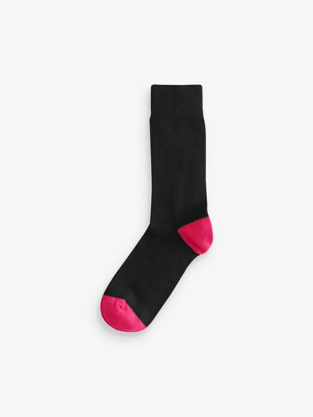 Next Black Heel Toe 7 Pack Mens Cotton Rich Socks^ Socks|Socks