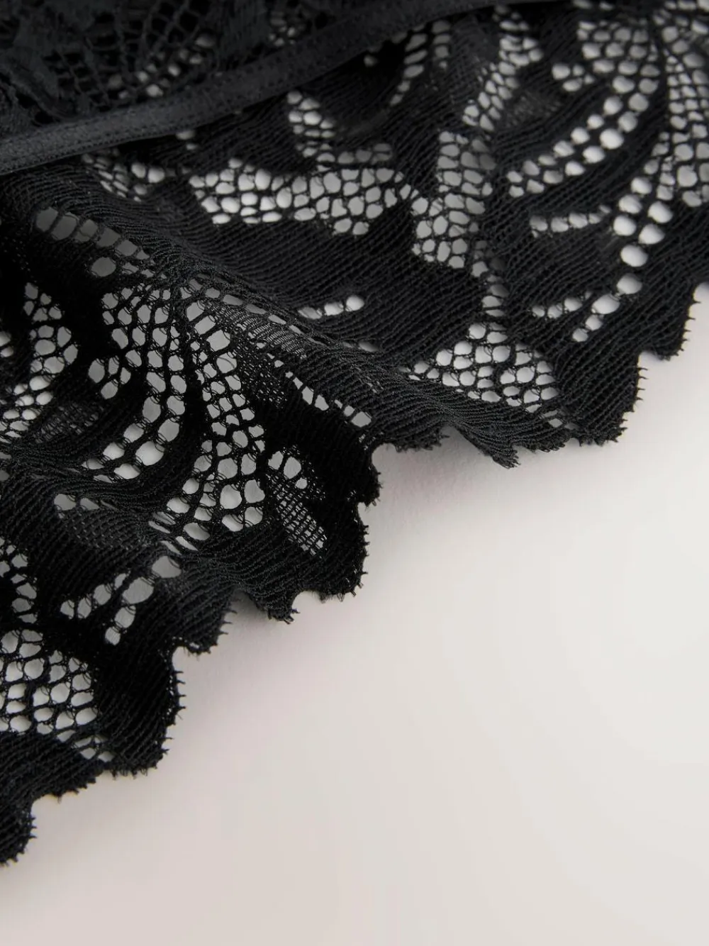 Next Black High Leg Ultimate Comfort Lace Knickers 7 Pack^Women Panties