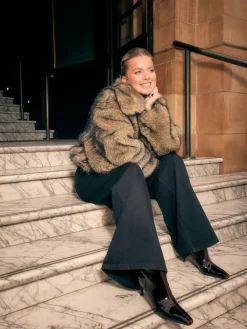 Next High Rise Palazzo Wide Leg Jeans^Women Jeans|Jeans