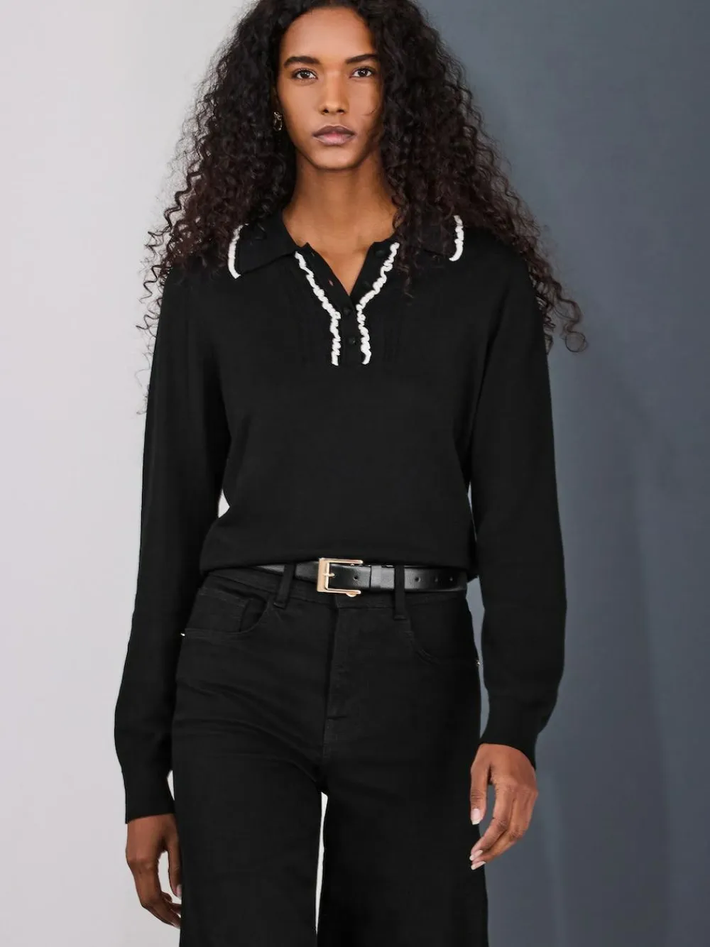 Next High Rise Stretch Wide Leg Jeans^Women Jeans|Jeans