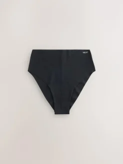 Next High Waist High Leg Cotton Rich No VPL Knickers 3 Pack^Women All Lingerie|Panties