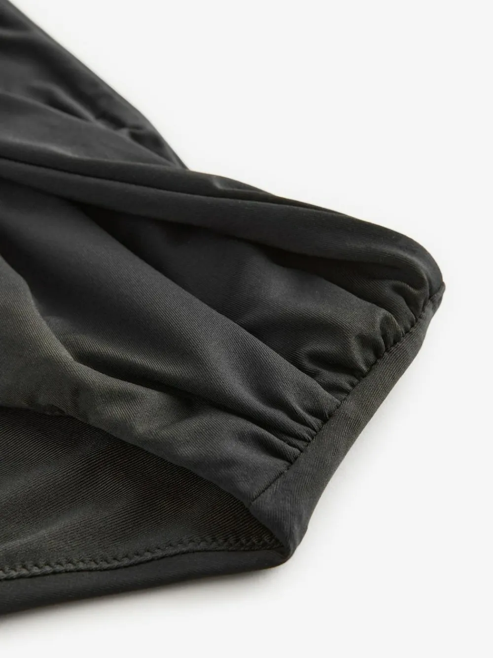 New Next High Waist High Leg Bikini Bottoms Black