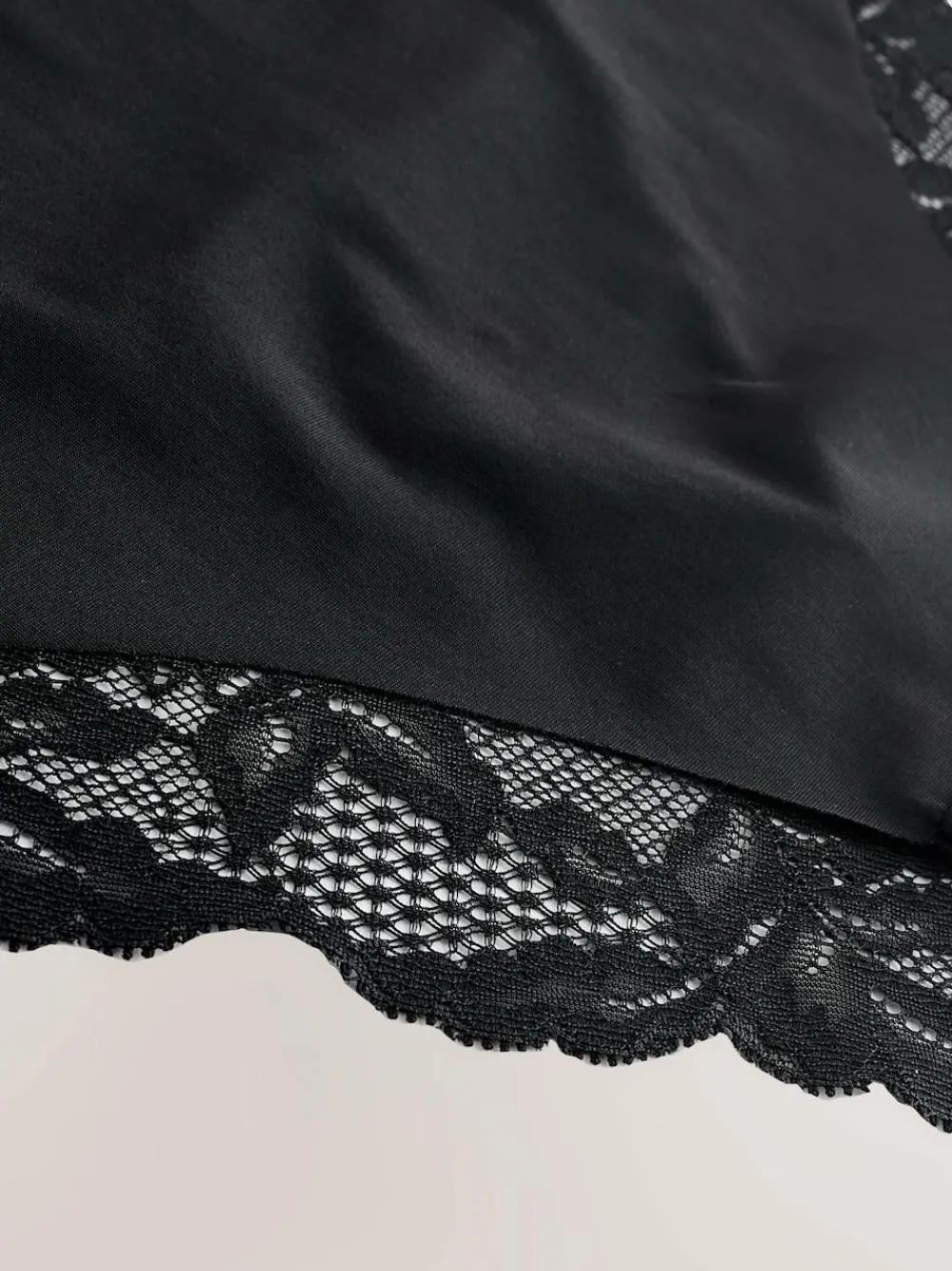 Next Black High Waist High Leg No VPL Lace Back Briefs 3 Pack^Women Panties|All Lingerie