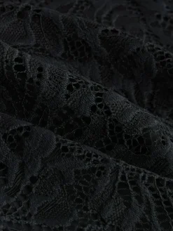 New Next High Waist High Leg Lace Front NVPL Knickers 3 Pack Black