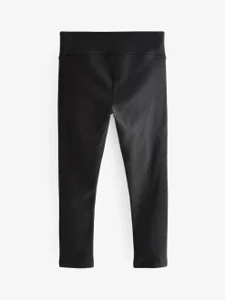 New Next Black High Waist Leggings (3-16yrs)