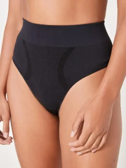 Discount Next High Waist Thong Seamless Firm Tummy Control Shaping Briefs Black