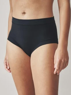 Hot Next High Waist Ultimate Comfort Knickers 2 Pack Black