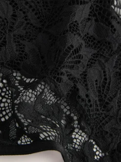 Next High Waisted Thong Lace Front NVPL Knickers 3 Pack^Women Panties|All Lingerie