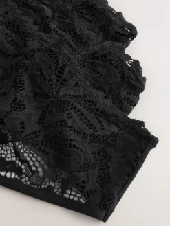 Next High Waisted Thong Lace Front NVPL Knickers 3 Pack^Women Panties|All Lingerie