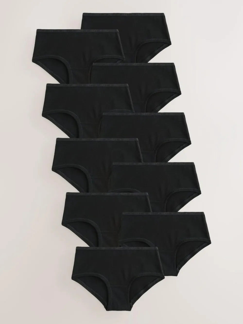 Next Black Hipster Briefs 10 Pack (3-16yrs)^ Underwear