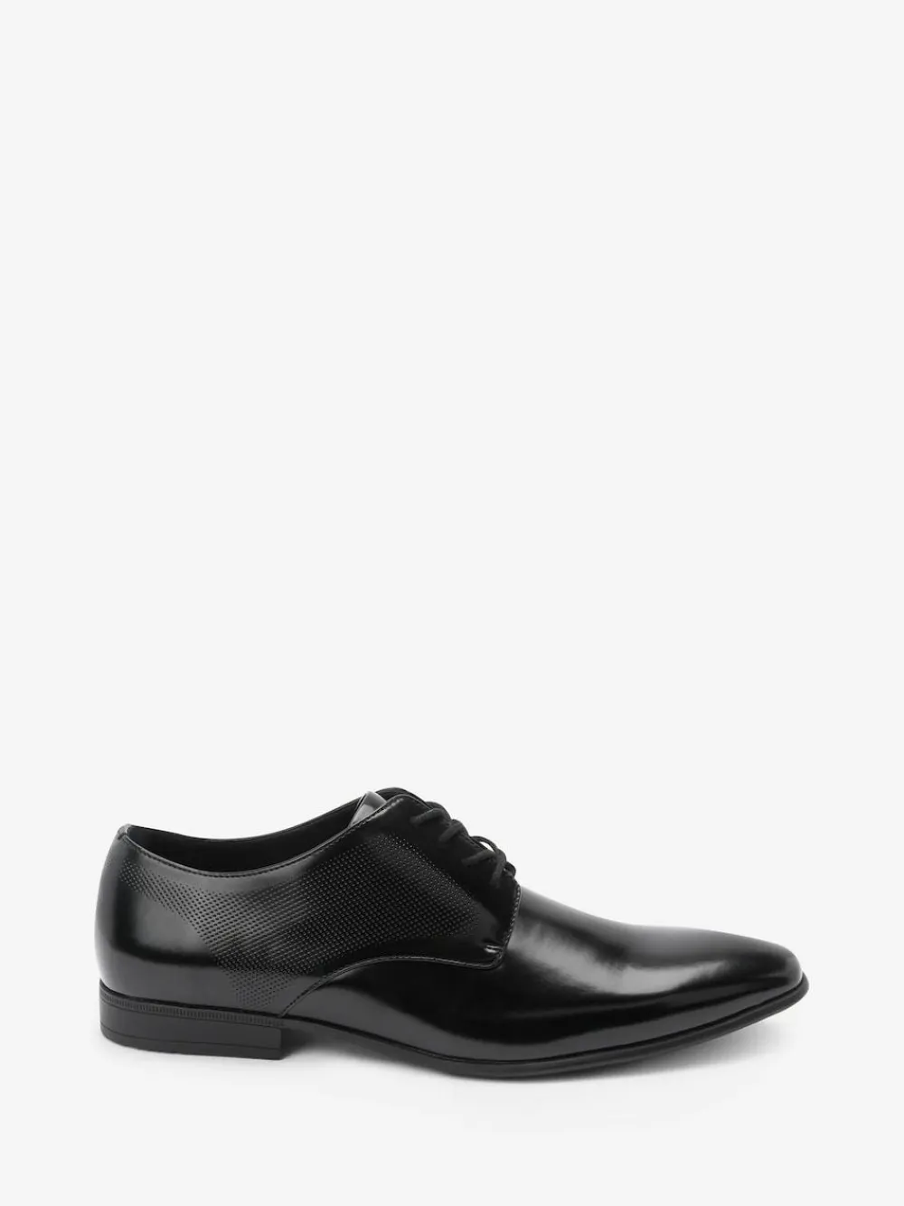 Next Black Hi-shine Derby Lace- Up Shoes^ Shoes