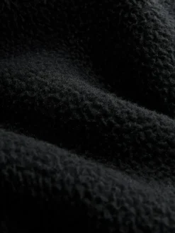 Discount Next Black Hooded Borg Fleece