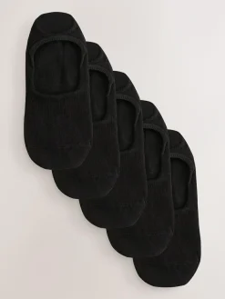 Discount Next Invisible Socks 5 Pack Black